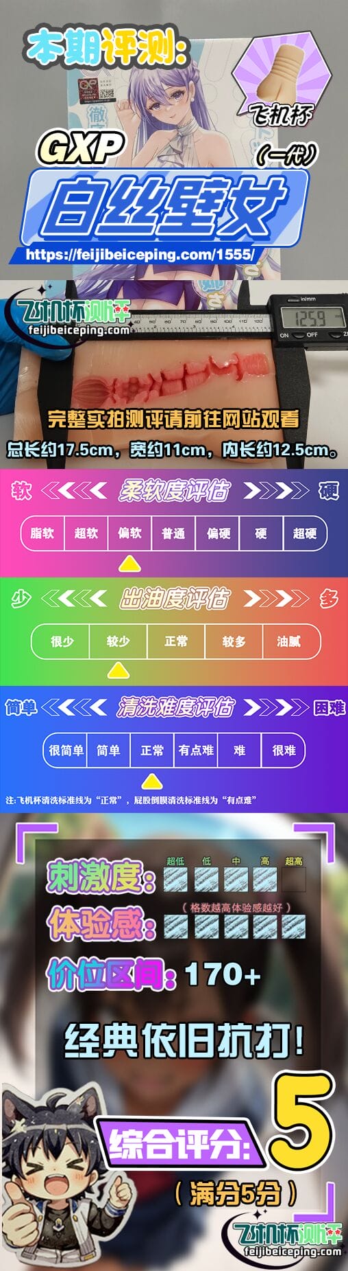 GXP白丝壁女一代飞机杯测评